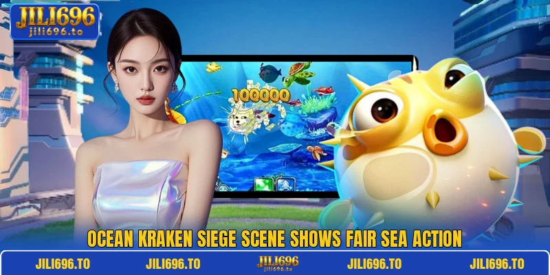 Ocean Kraken Siege scene shows fair sea action