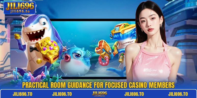 Practical room guidance for focused casino members