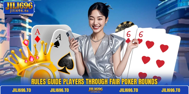 Rules guide players through fair poker rounds