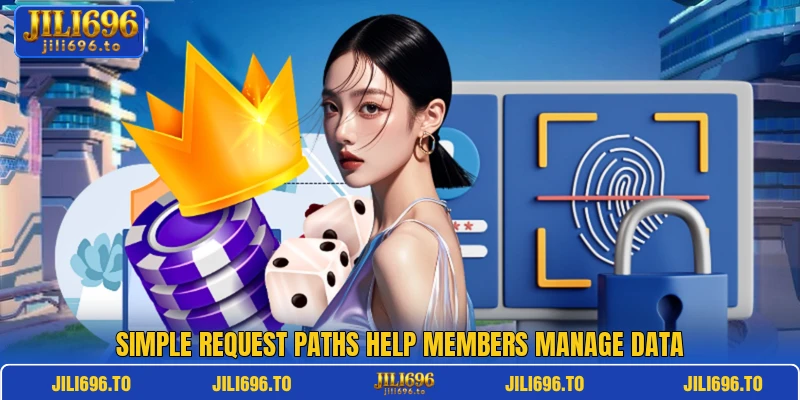 Simple request paths help members manage data