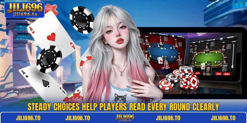 Steady choices help players read every round clearly