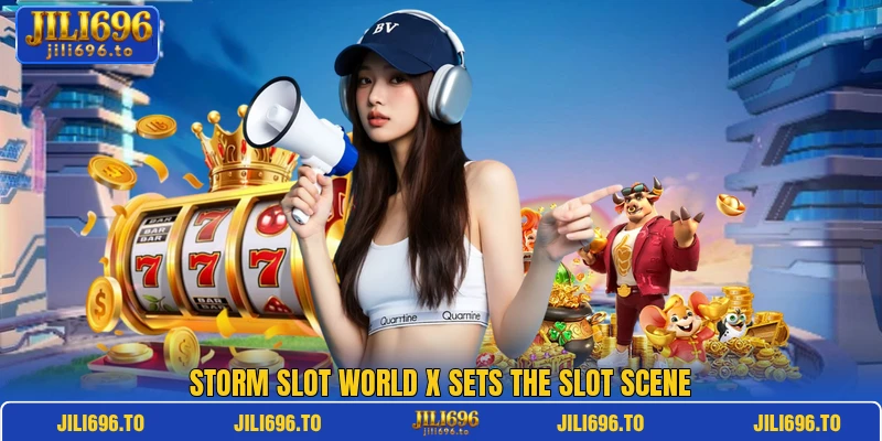 Storm Slot World X sets the slot scene Storm Slot World X sets the slot scene